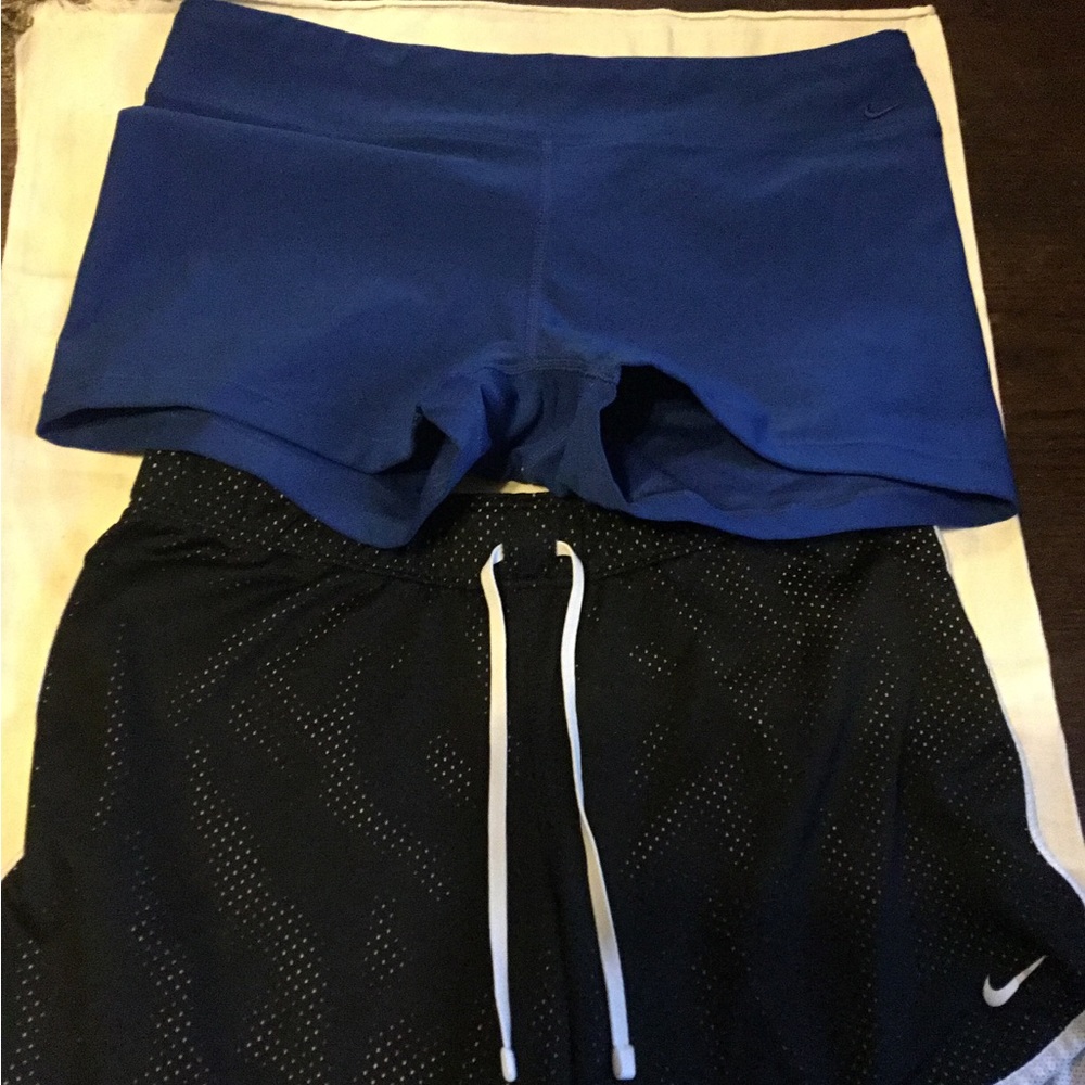 2 pairs NIKE athletic shorts